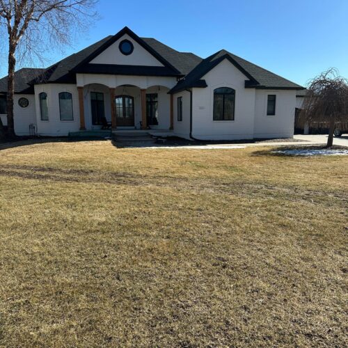 After a picture of leaf cleanup