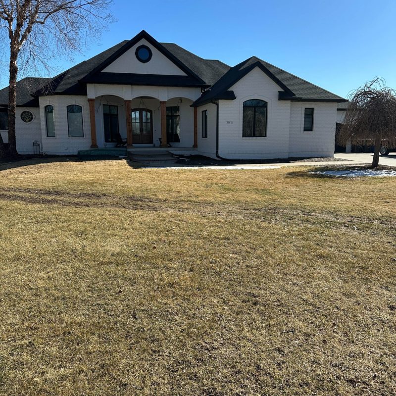 After a picture of leaf cleanup